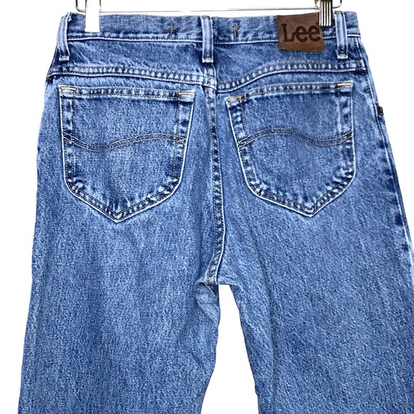 LEE VINTAGE Regular Fit Denim Blue High Waist Jeans 30 x 32 - Picture 5 of 7